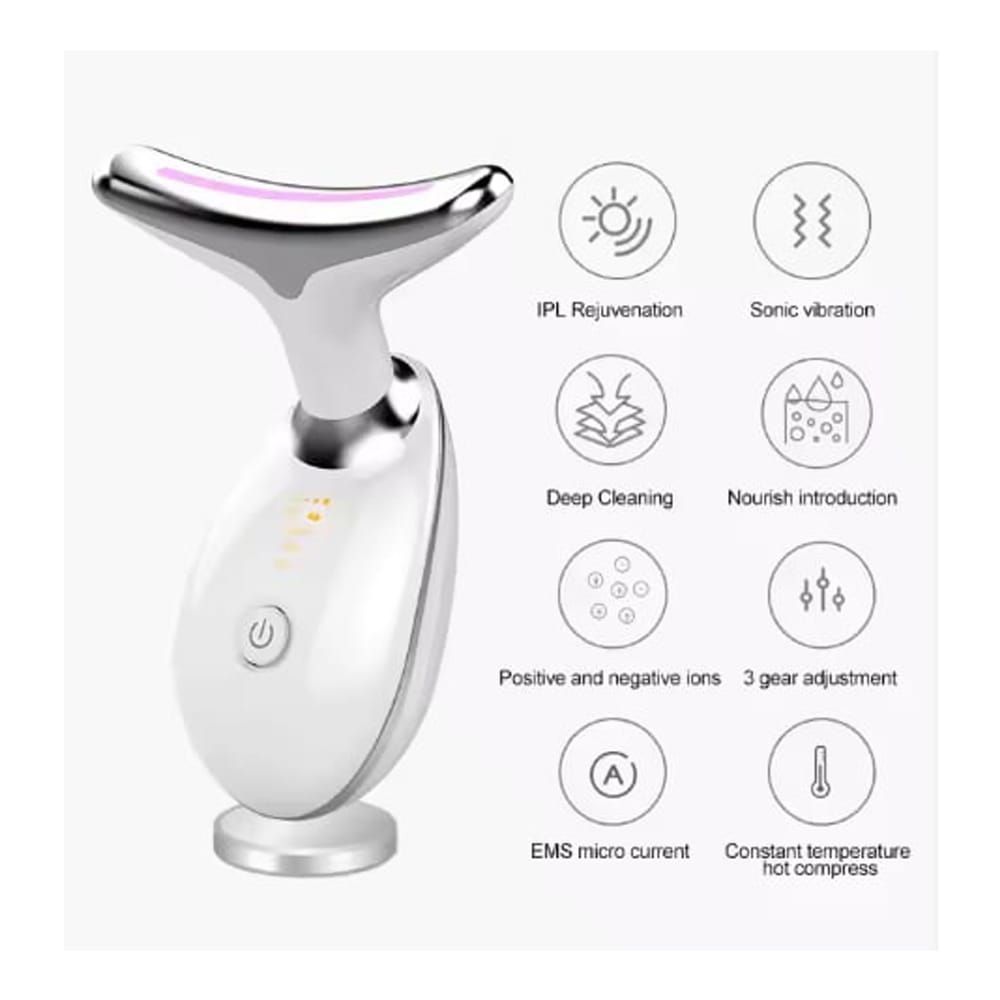 LED Beauty Massager for Face & Neck — Tighten, Lift & Glow