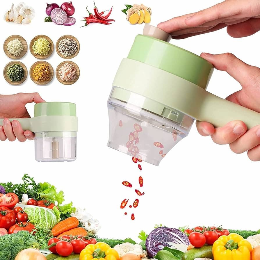 5-in-1 Electric Vegetable Cutter