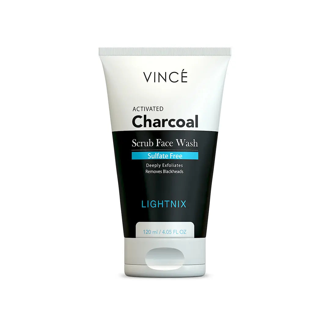 Charcoal Scrub Face Wash for Women – Deep Clean & Glow